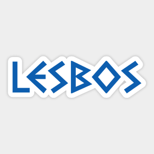 Lesbos Sticker